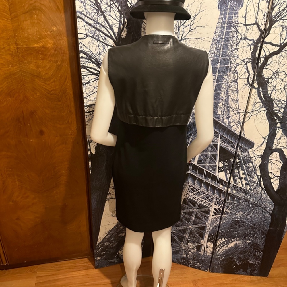 Jean Paul Gaultier Leather Jersey Dress - Picture 3 of 13